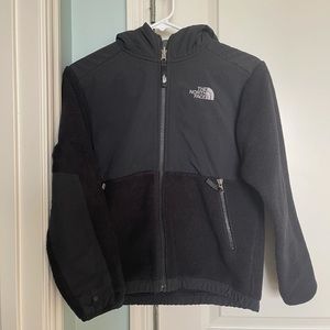 North face heavy fleece full zip jacket
